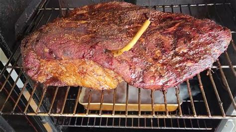 cooking brisket in gas smoker